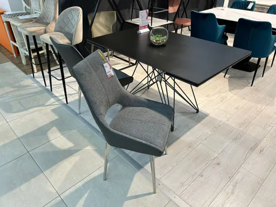 Стол раздвижной Everest 160-220х90 см, черный камень