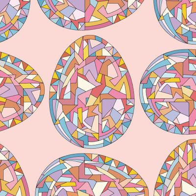 Пасха яйцо пастель