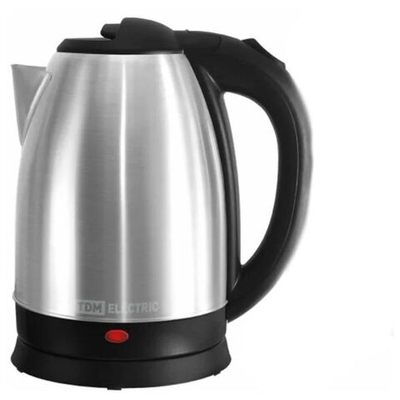 Чайник электрический TDM, Гермес, 1.8 л, 1800 Вт, ск нагр элем, нерж