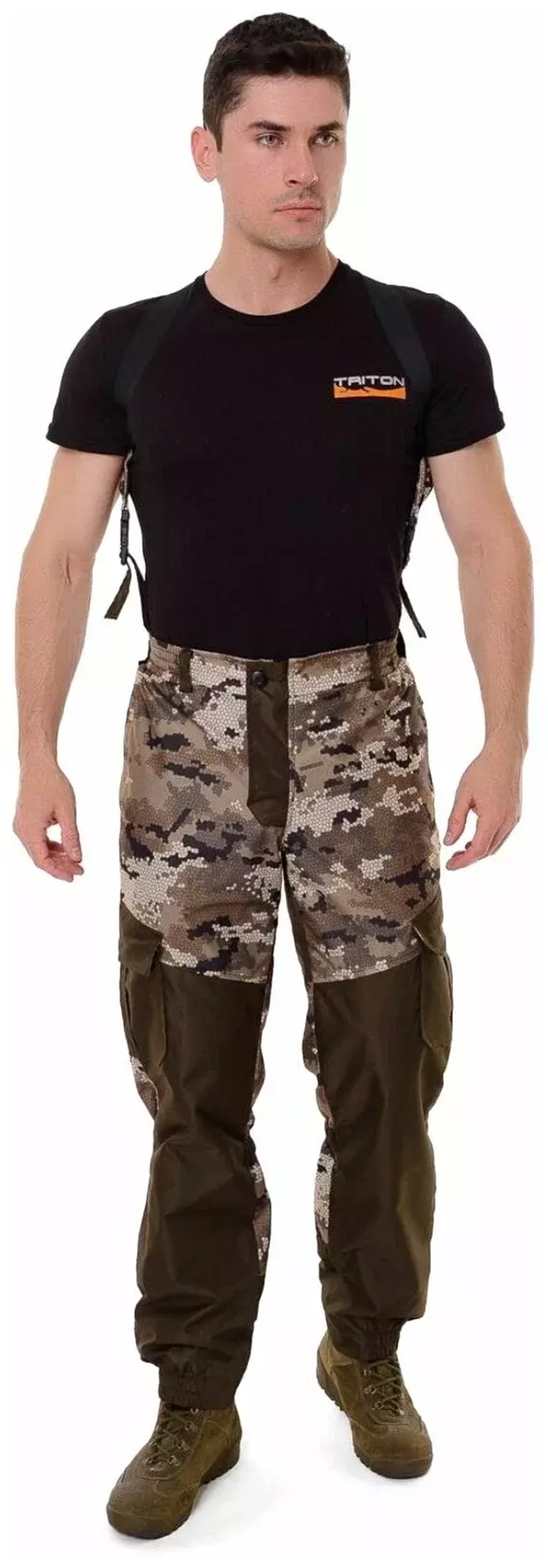 Демисезонный мужской костюм Onerus Горный -5 (Полофлис) Бежевый