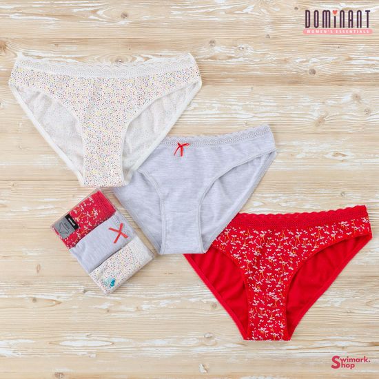 Трусики женские DOMINANT 39750-4, BIKINI, 3 шт. в уп.