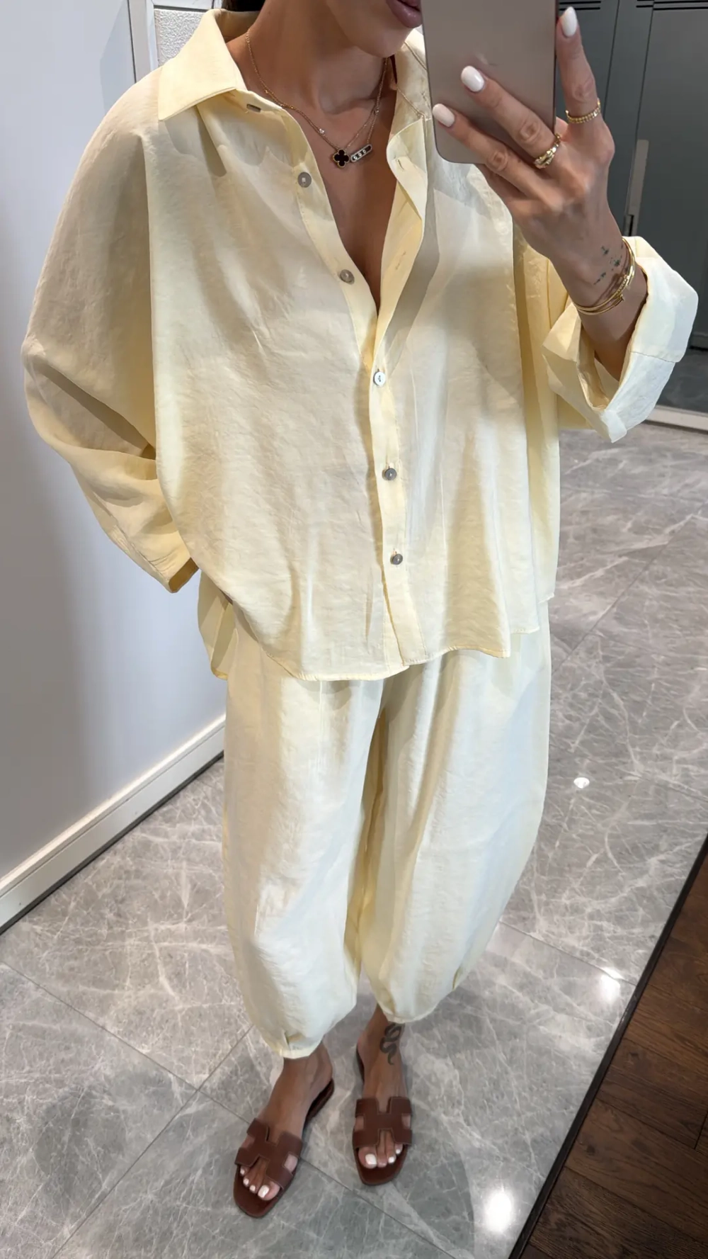 Костюм из модала с рубашкой