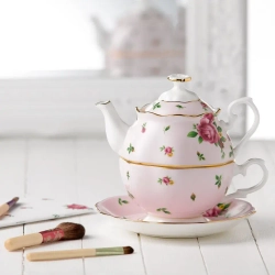 Royal Albert Чай для одного Новая страна Розовые розы