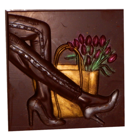 Шоколад ручной работы "Настоящая женщина" 60гр