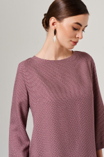 23179 Блузка женская (винный принт)