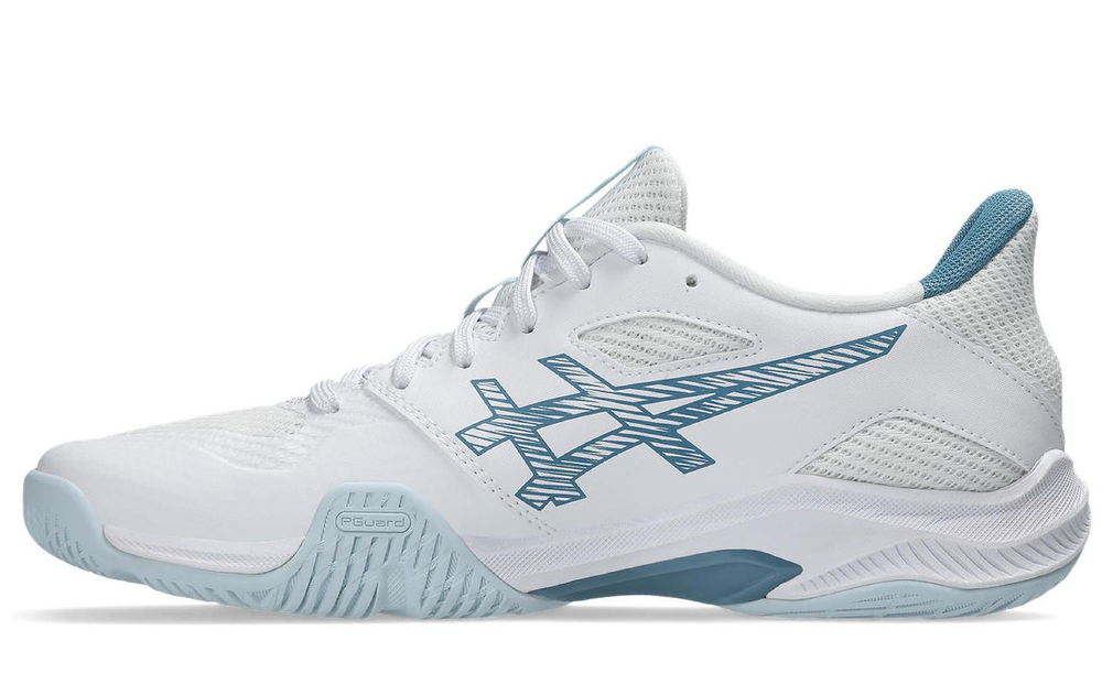 Мужские кроссовки для бадминтона/сквоша Asics Blade FF 2 - white/cool grey