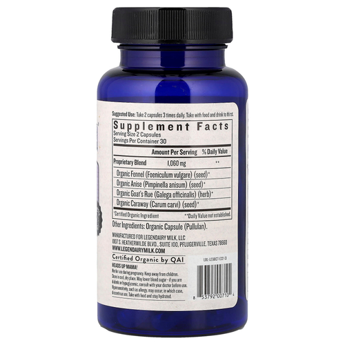 Legendairy Milk, Lechita®, 60 веганских капсул