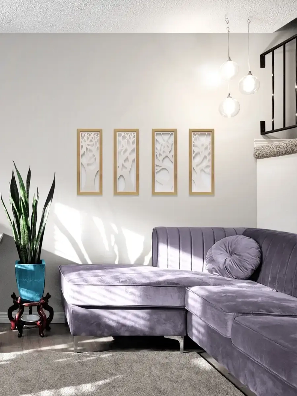 Панно на стену для интерьера 4 шт.