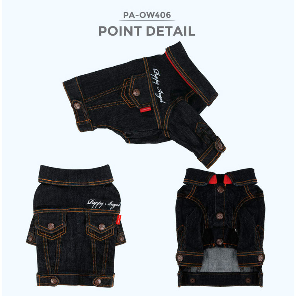 406 PA-OW Джинсовка с рукавами / куртка джинсовая