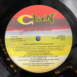 Винтажная виниловая пластинка LP Adriano Celentano Адриано Челентано I Miei Americani (Tre Puntini) (Italy 1984) Susanna