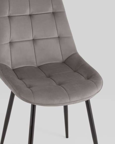 Стул Флекс New велюр светло-серый