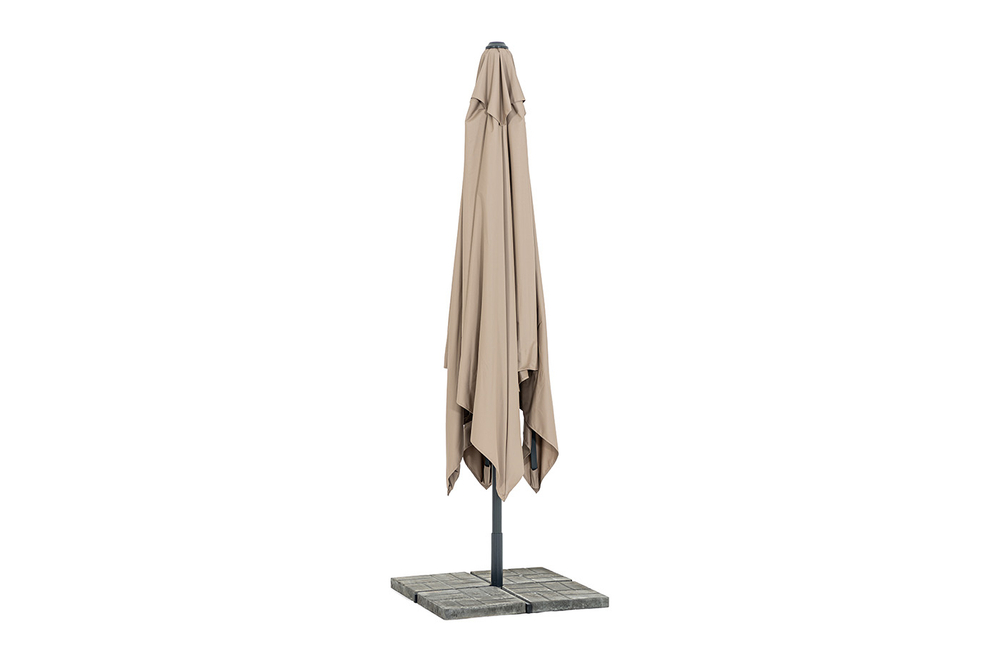 "Джулия" зонт садовый 3х3м на центральной опоре, тент бежевый