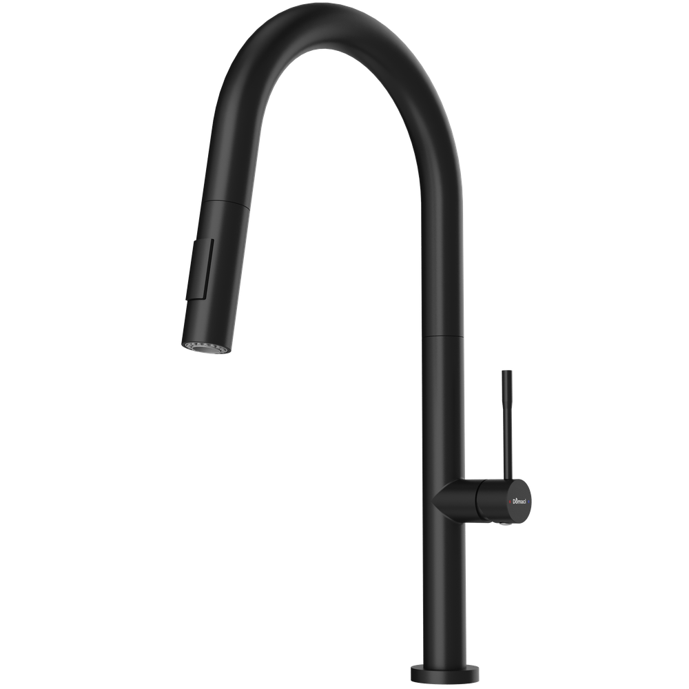 Смеситель для кухни Domaci Ливорно D6600BK черный