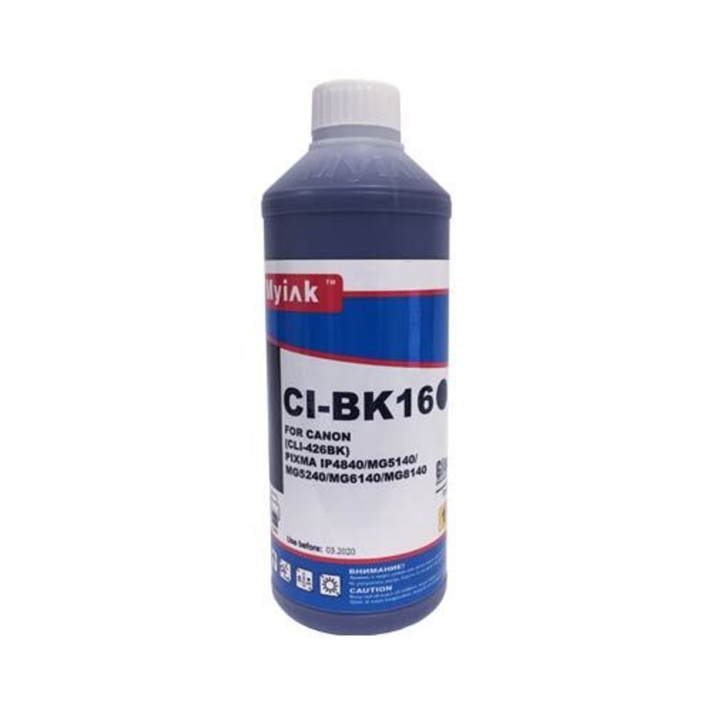 Чернила для CANON CLI-426/526/726Bk (1л, black Dye) CI-BK16 Gloria™ MyInk