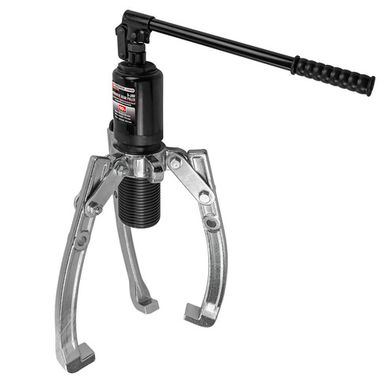 Съемник двух-трехлапый переставной гидравлический 10т(? захвата:50-250мм,мах. глубина захвата-170мм, ход штока-60мм)в кейсе Forsage F-6590610H (R )