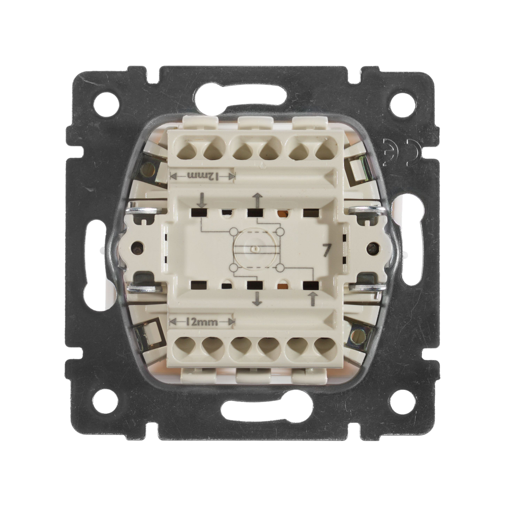 77 4407 Выключатель перекрёстный 10 шт белый