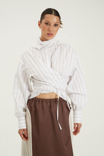 Рубашка Фрея страйп TIMBARY