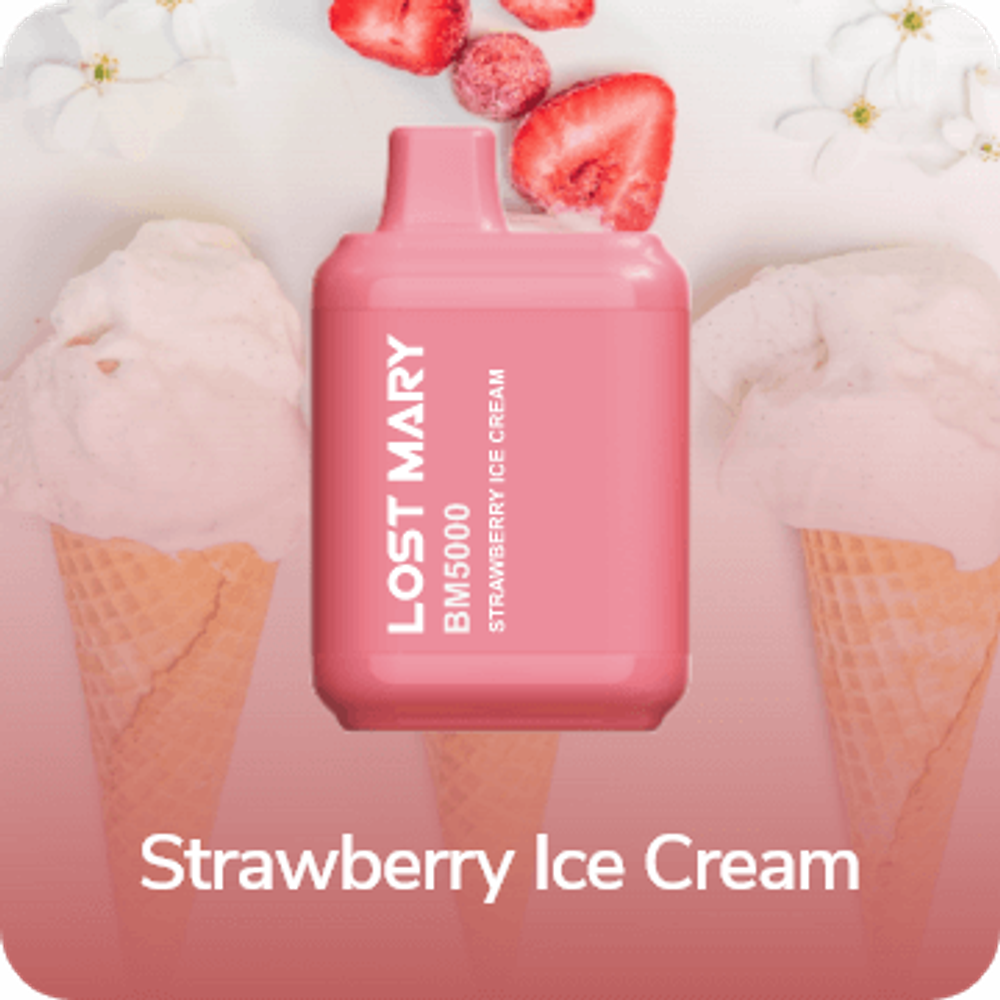 ОСДН Lost Mary 5000 Strawberry Ice Cream (клубничное мороженое)