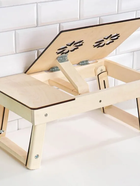 Столик для ноутбука складной &quot;Цветок&quot;, 50×30×21см