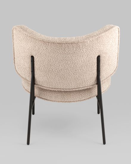 Кресло District Lounge букле капучино