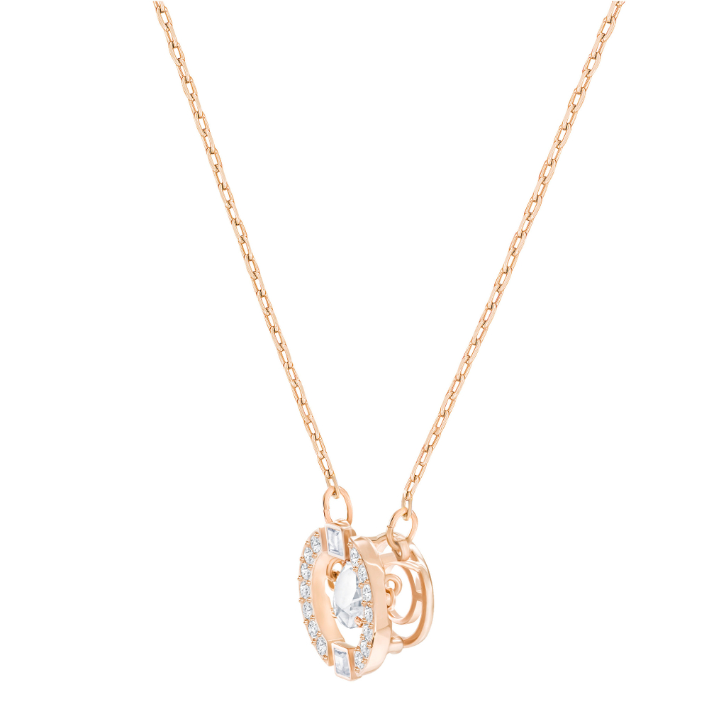 SPARKLING DC:NECKLACE CZWH/CRY/ROS 5272364