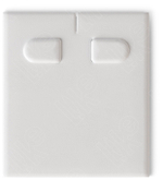 Вкладыш 03/наклонный/для серег/2 язычка/прорезь для нитки