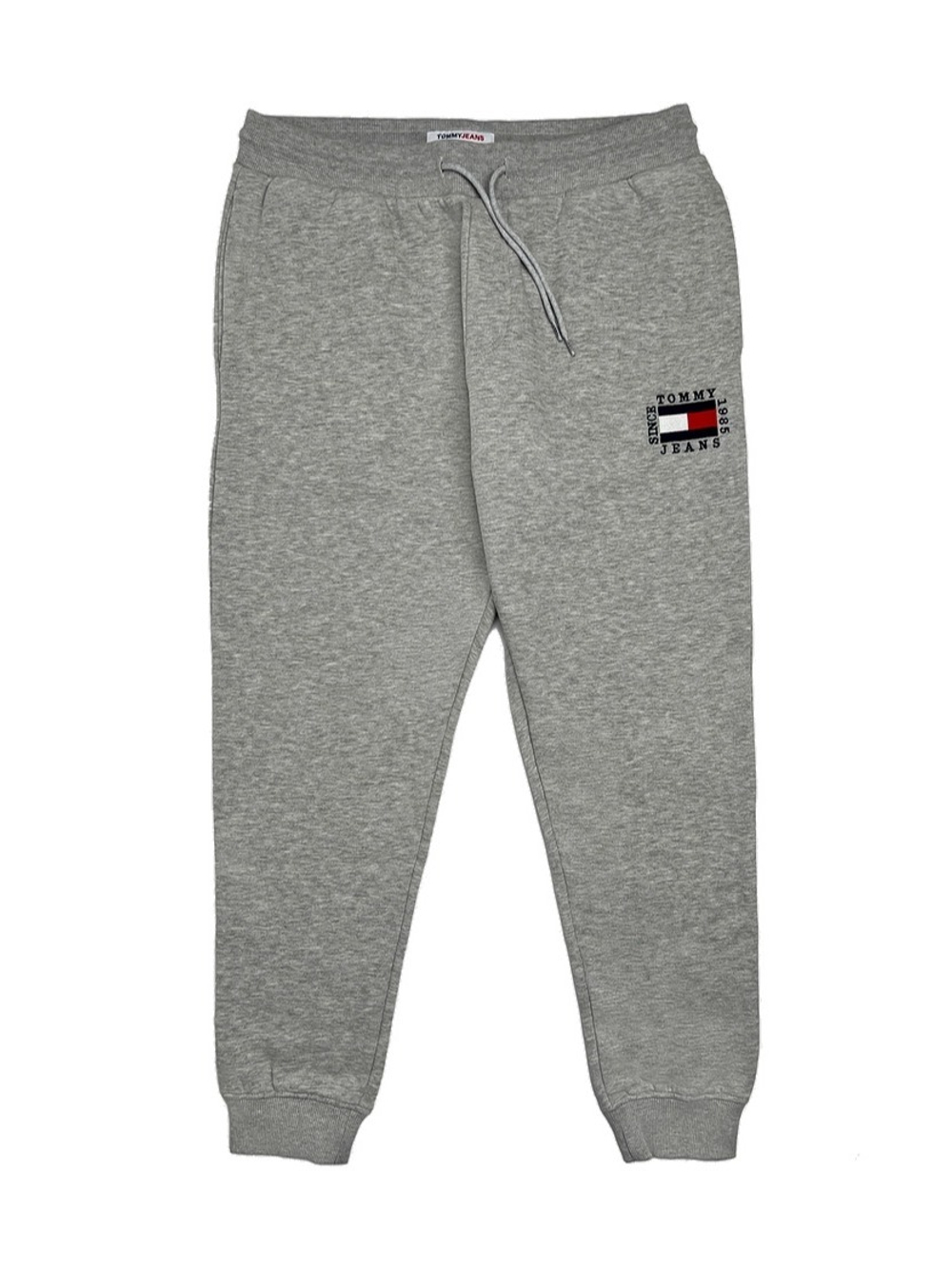 Брюки Tommy Jeans Slim Box Flag Grey Heather