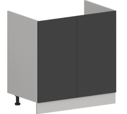 Кухня Модуль ШНМ 800 Ликата / Графит Софт