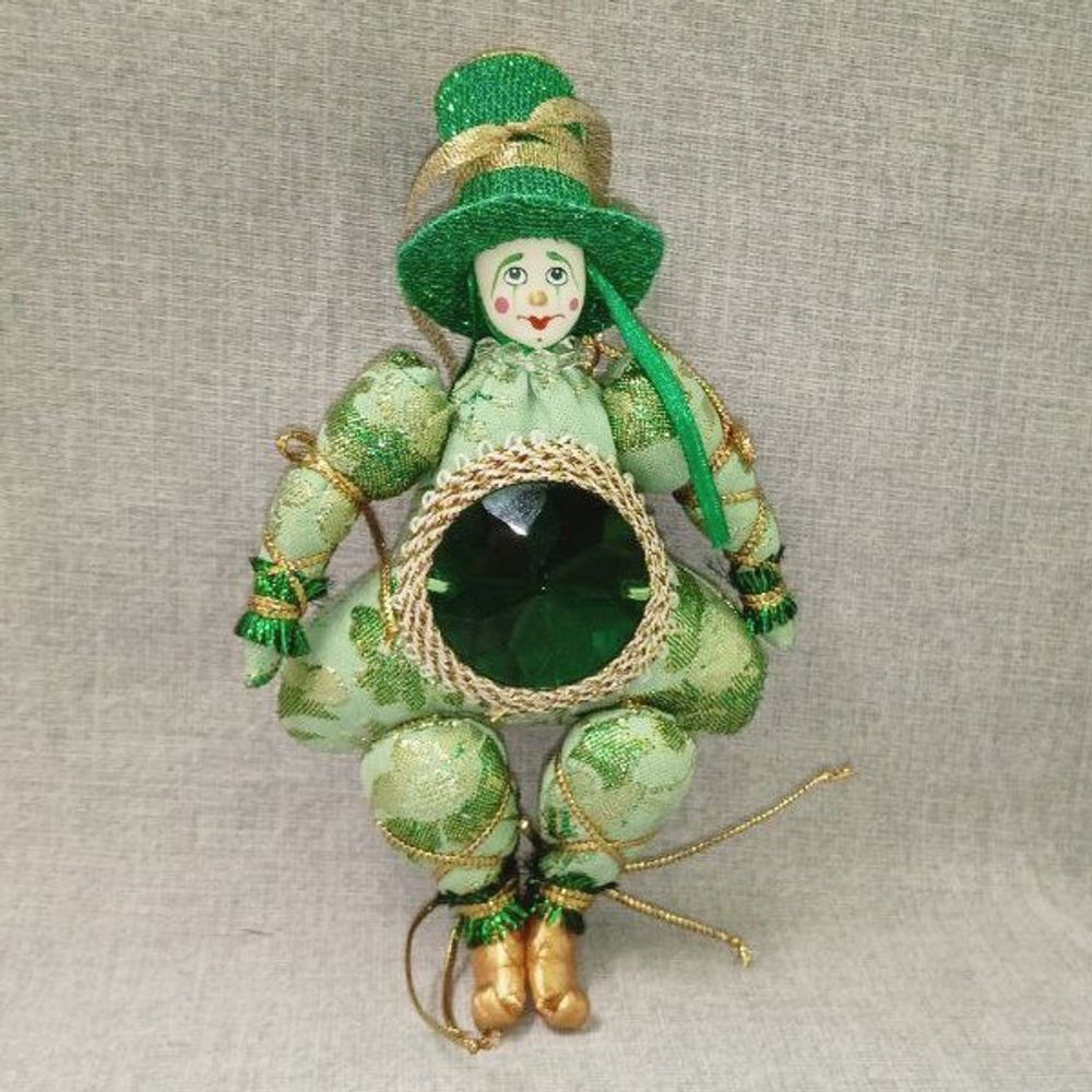 Ёлочная игрушка Гном-Самоцвет