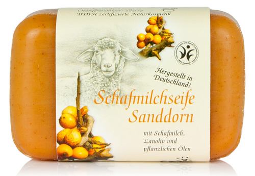 Мыло из овечьего молока, облепиха, 100 гр