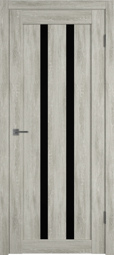 Дверь Atum 2 / Lin Vellum / Black Gloss / Владимирские двери