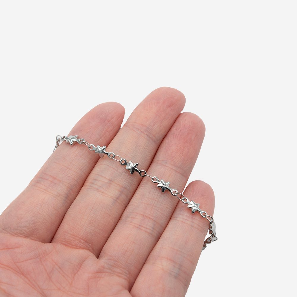 Цепь "Звездочки", 4,5*10мм, сталь