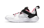 Middle-aged children's Jordan Delta comfortable, versatile, shock-absorbing, wear-resistant, lightweight children's casual shoes, white, black and pink color matching