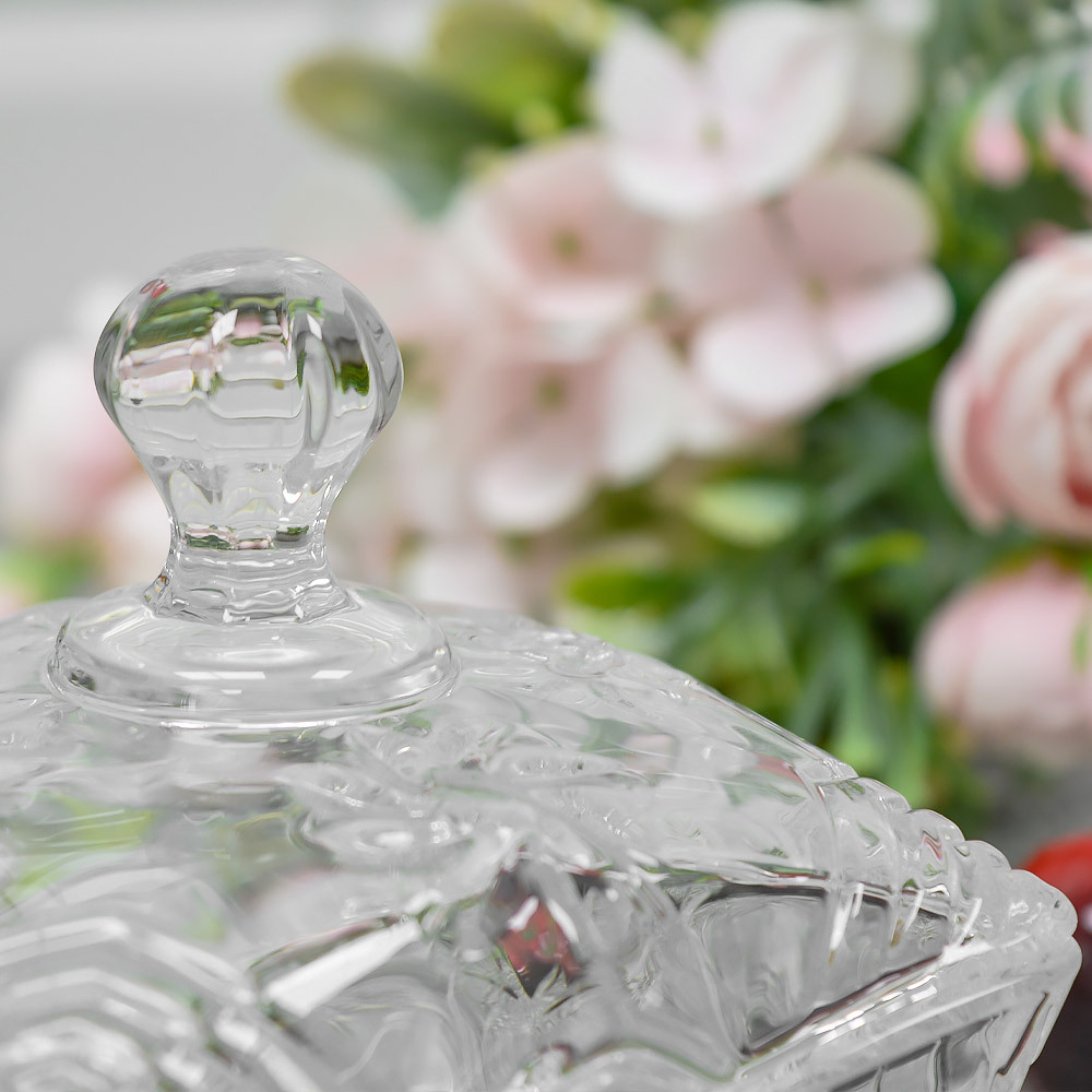 Ваза для варенья и меда 215мл d10,8см h10см, DM612