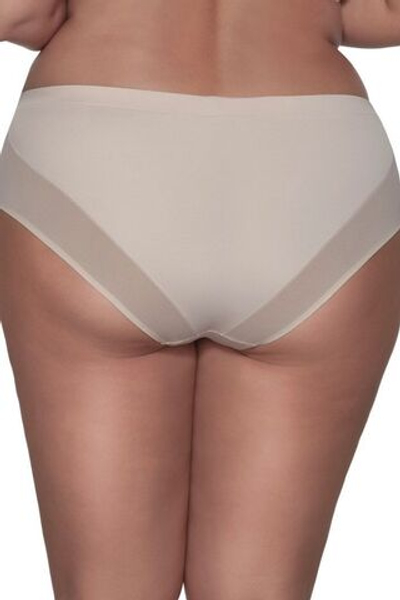 Трусики-слипы Masumi с красивой вышивкой (Размер: L) (Цвет: телесный)