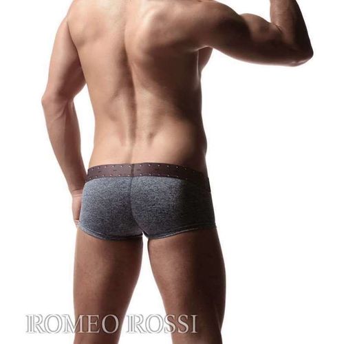 Мужские трусы хипсы тёмно-серые ROMEO ROSSI RR5005