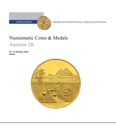 КАТАЛОГ АУКЦИОННОГО ДОМА SINCONA [АУКЦИОН № 20, 2014]