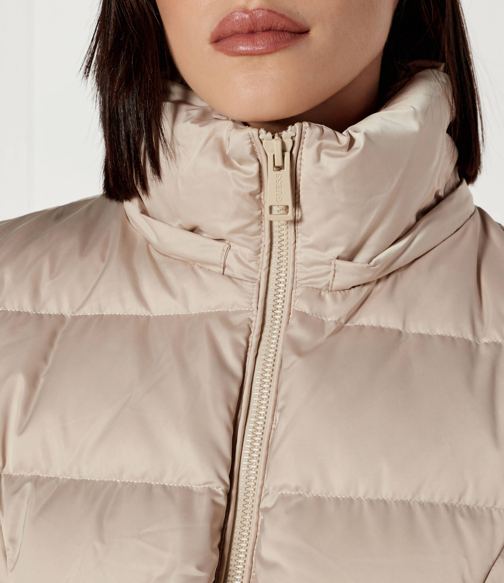 Пуховое пальто NEW OLGA GUESS - бежевый(W4BL40 WEX52)