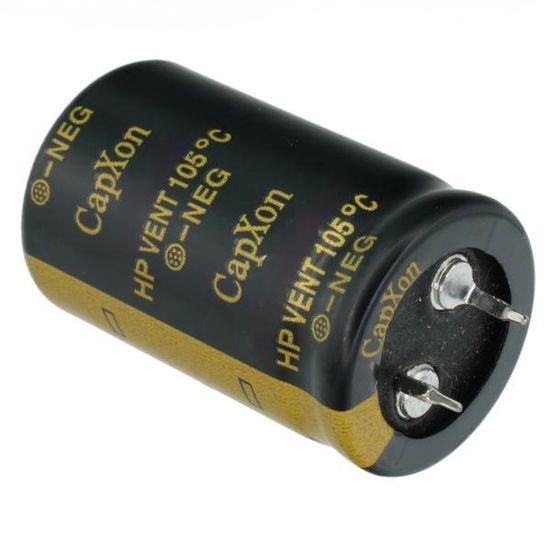 Конденсатор электролитический 220мкФ 400в 105°С HP / 25х41 / Capxon