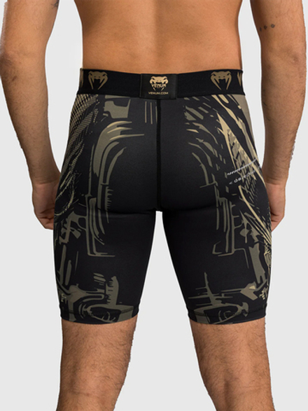 Шорты компрессионные Venum Invader Black/Sand