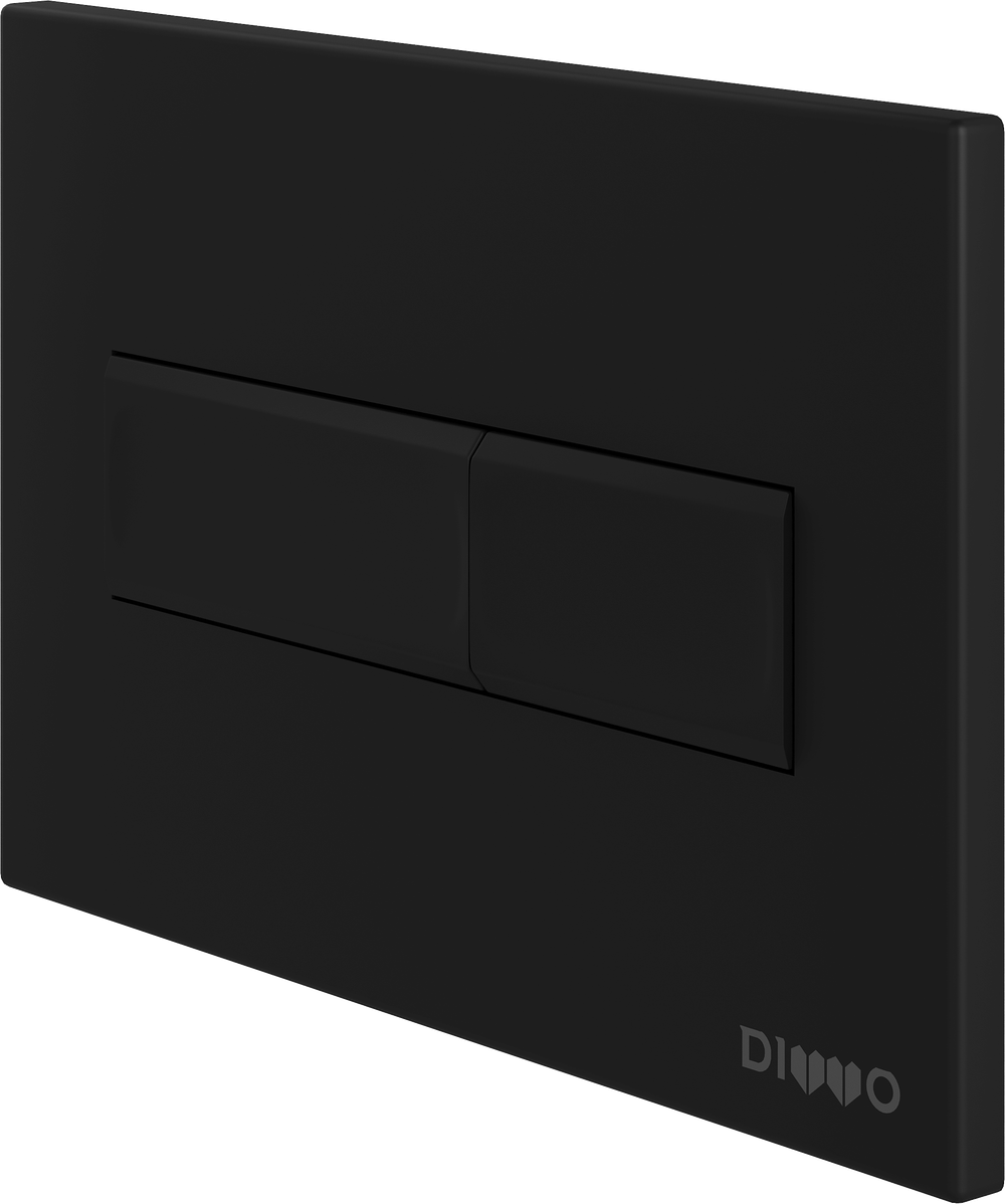 Кнопка смыва для унитаза DIWO 7323 пластик, цвет матовый черный
