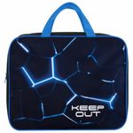 Папка на молнии с ручками BRAUBERG А4, 1 отделение, полиэстер, 80 мм, "Digital lava", 272182