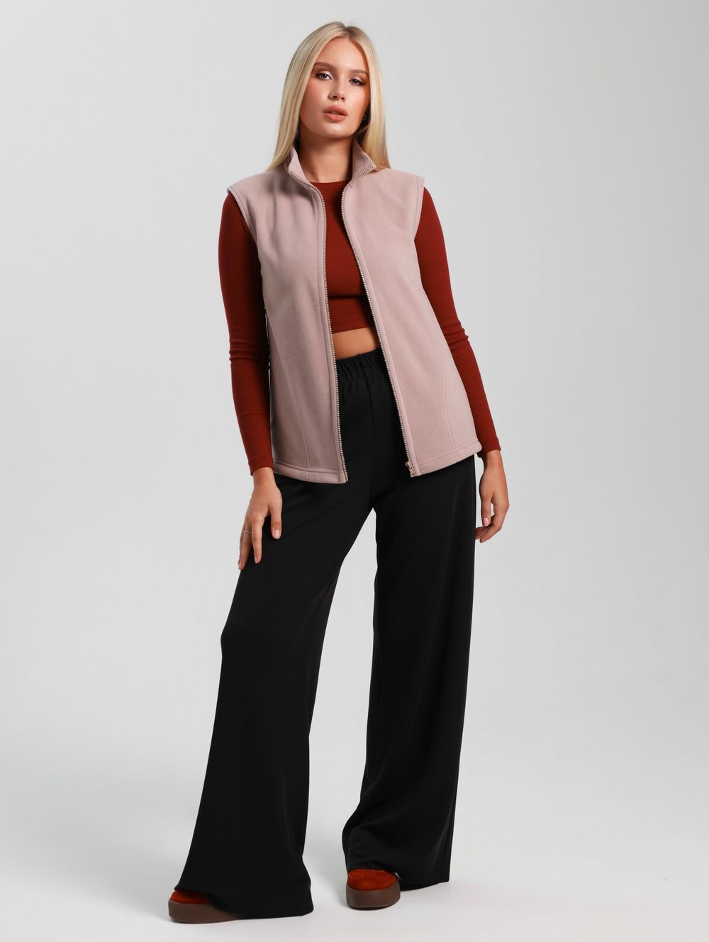 Толстовка (жилетка) Орбита Виотекс КАКАО