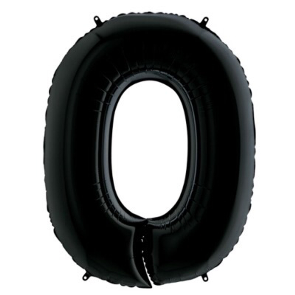 Цифра «0» чёрная