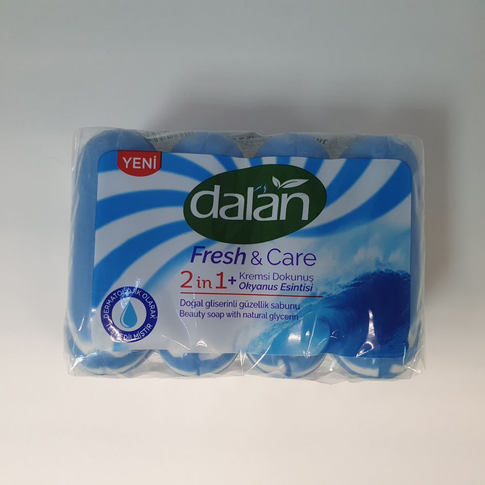 Мыло туалетное Dalan Fresh &amp; Care океанский бриз 4шт*90гр