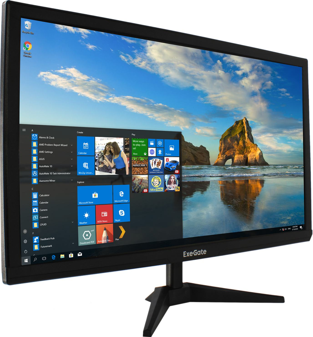 27" ЖК монитор ExeGate EB2700 (LCD, 1920x1080, D-Sub, HDMI) &lt;EX294425RUS&gt;