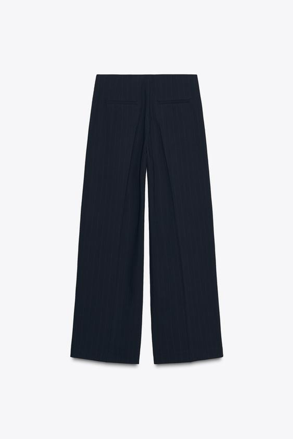 ZARA БРЮКИ В ПОЛОСКУ — ZW COLLECTION, МОРСКОЙ СИНИЙ