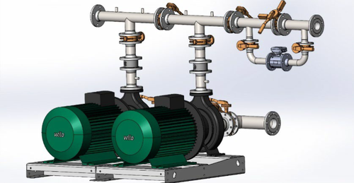 Узел контроля проектного расхода огнетушащего вещества FRM, Wilo, Германия