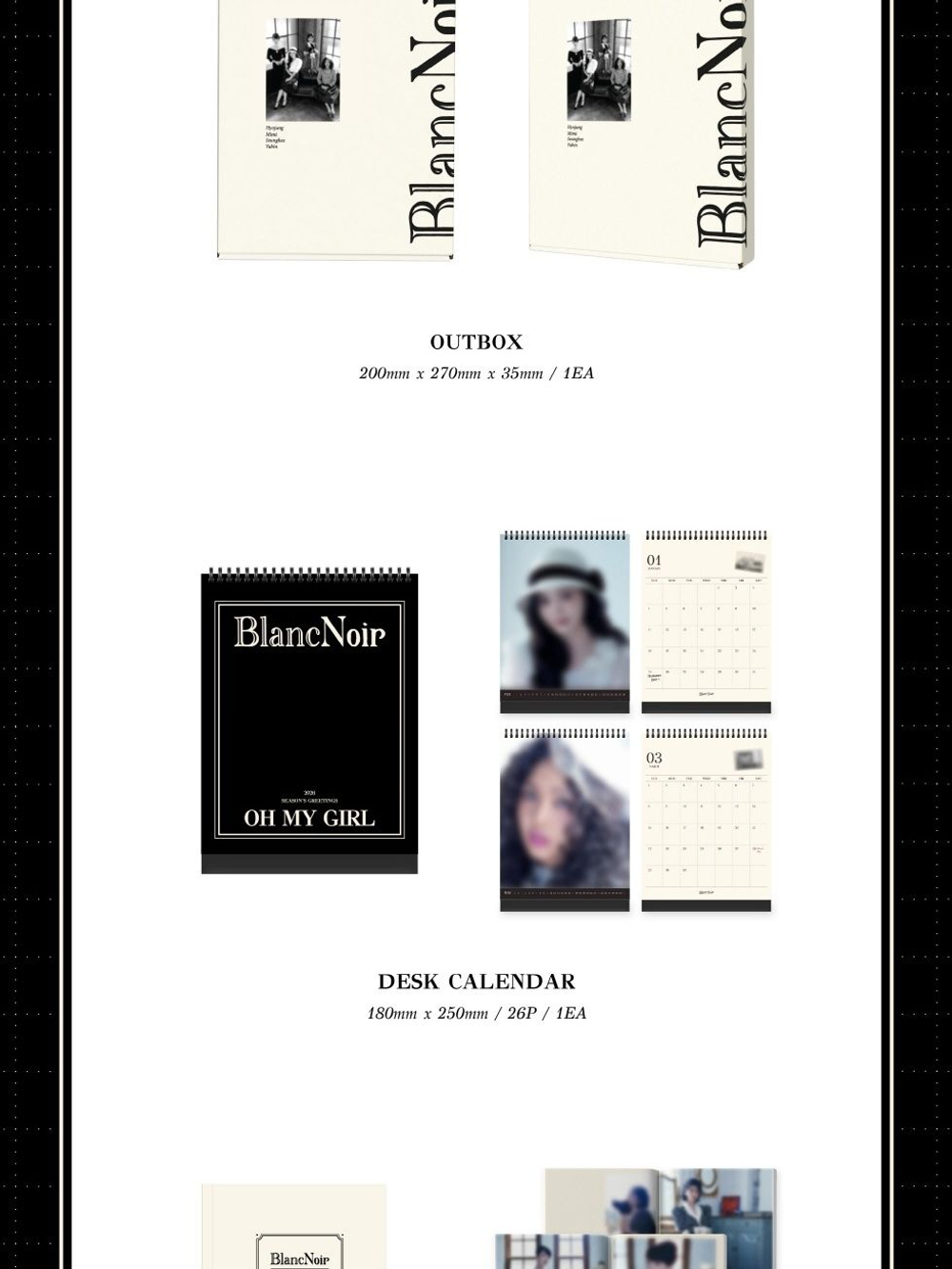 товары OH MY GIRL - BLANC NOIR 2026 Season's Greetings