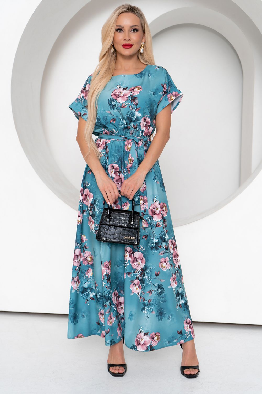 Платье Эрика (морская волна) Р11-1163/2 Nikol (Акция)